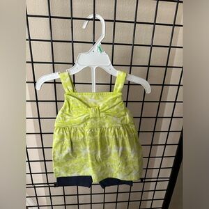 Baby girl tank top and shorts set for sale